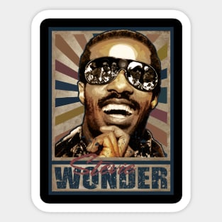 Stevie Wonder Sticker